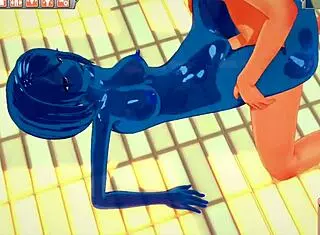 Slimegirl 3D hentai pool scene?