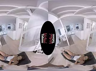 Virtual taboo with big tits and his dick