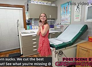 Jonge Mira Monroe Onderwerpt Zich aan Orgasme Studie door Dokter Tampa