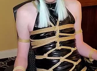 i am kiki, bound in chair bondage with devi, feeling the intense bdsm sensations