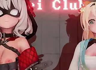 Check out SKMT conqueror dancing with her monster futa cock.