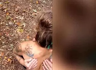 Outdoor Blowjob in Forest