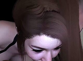 3D Hentai Anime'de Çift Oral Seks