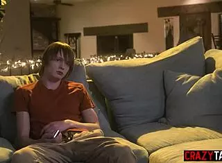 Blonde milf Spencer Scott boosts stepson's confidence