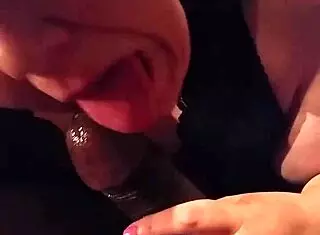 she eagerly sucks my big black cock