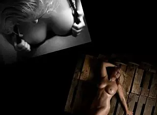 Curvy Blonde Strips Nude, Showcasing Her Voluptuous Body