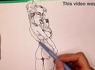 Porn Artist Draws Sexy Girls Fast