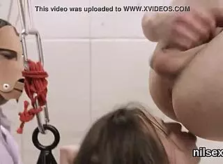 naughty nympho was taken in anal hole loony bin for awkward treatment