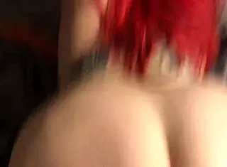 having sex with a big tit redhead in missionary