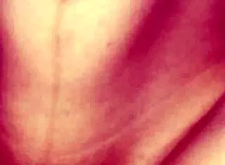 The hairless juicy small tender pussy receives a creampie from the slut