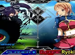 kuromaru takes on maria in a wild anime fight