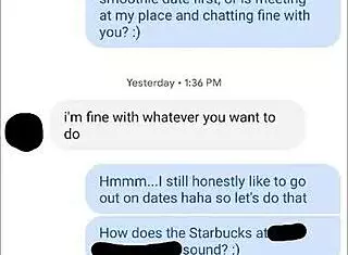 Cute teen engages in text conversation while getting intimate