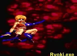 kuromaru takes on maria in a wild anime fight