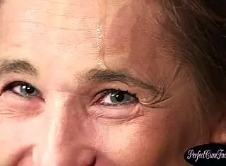 Halloween Brunette Enjoys British Treat