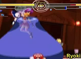 kuromaru takes on maria in a wild anime fight