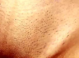 The hairless juicy small tender pussy receives a creampie from the slut