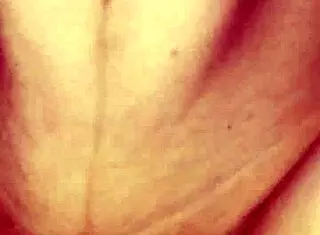 The hairless juicy small tender pussy receives a creampie from the slut