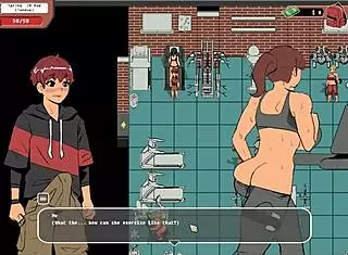 spooky milk life taboo hentai game public masturbation at gym 😈