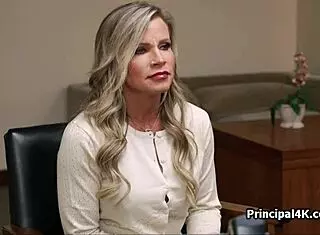 Married woman craves milking the principal’s huge cock at work