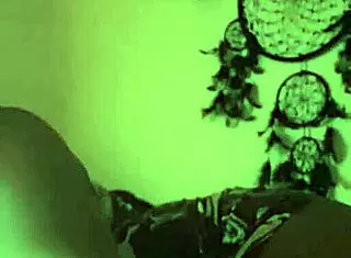 Nae in bed fingering her twat!