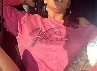 Car Trip to SP Teasing Truckers Playfully