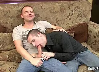 Gay Guy Nailed Hard on Couch