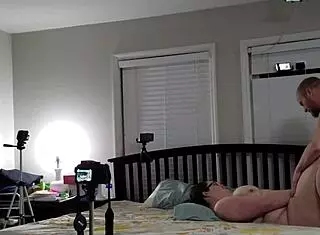 BBW Huge Tit Wife Fucked with Cum on Belly