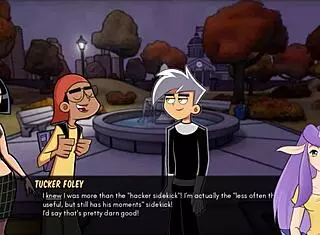 Goth blowjob scene in Danny Phantom amity park redux
