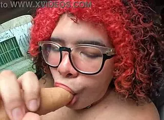 sofie lollipop does crazy things in the car