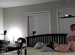 BBW Huge Tit Wife Fucked with Cum on Belly