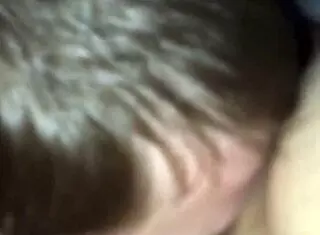 young one licking intimate area