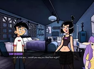 Goth blowjob scene in Danny Phantom amity park redux