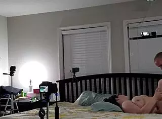 BBW Huge Tit Wife Fucked with Cum on Belly