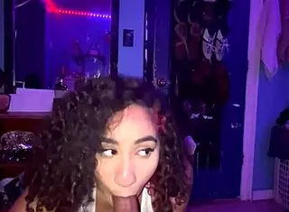 I watched throat goat princess yaya swalllow all his dick.