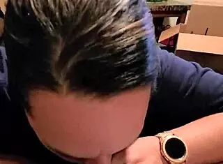 intense blowjob sucking session that's so hot
