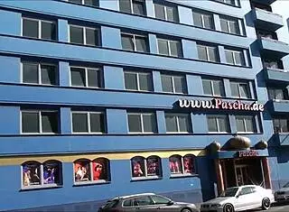 European tourist visits Pascha club in Cologne Germany