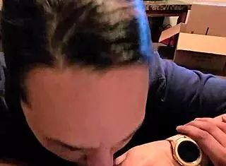 intense blowjob sucking session that's so hot