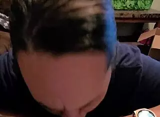 intense blowjob sucking session that's so hot