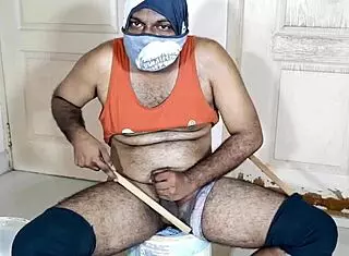 Embracing The Night's Playful Moments With My Drum And Cock