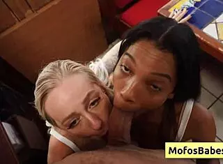 Do you see these horny waitresses fucking in the diner?