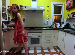 pin-up girl rides during spain's second confinement day