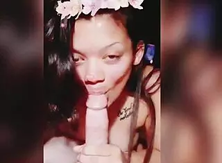 My Little 18+ Latina Lover's Passionate Blowjob