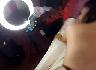 rica flaca swallows and gets on all fours for hard fuck before husband arrives