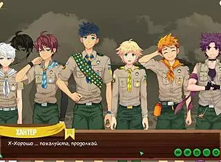 Game friends camp episode 24 collecting information with russian voice acting