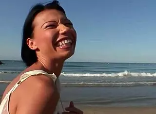 French Arabian girl with big ass in suggestive pose