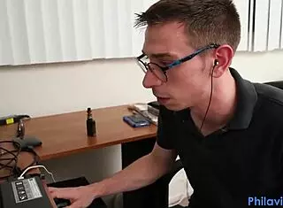 Stepsister says, 'Suck my big cock while we play!'