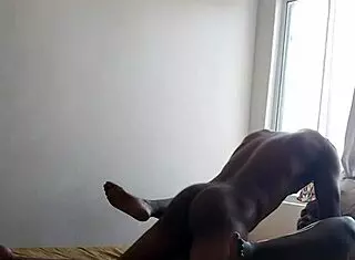 Lil Pudding Bowls features shaved pussy licked by monster cock!