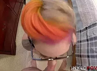 Tattooed Babe Ava Minx in Fun Scene