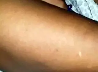Real Amateur Ebony Anal Cumshot Explosion!