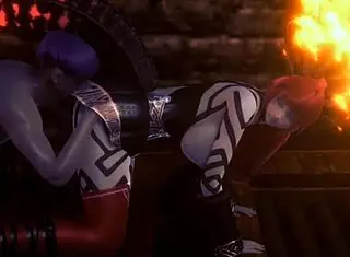 Big boob fire dragon takes monster cock in hentai 3d scene